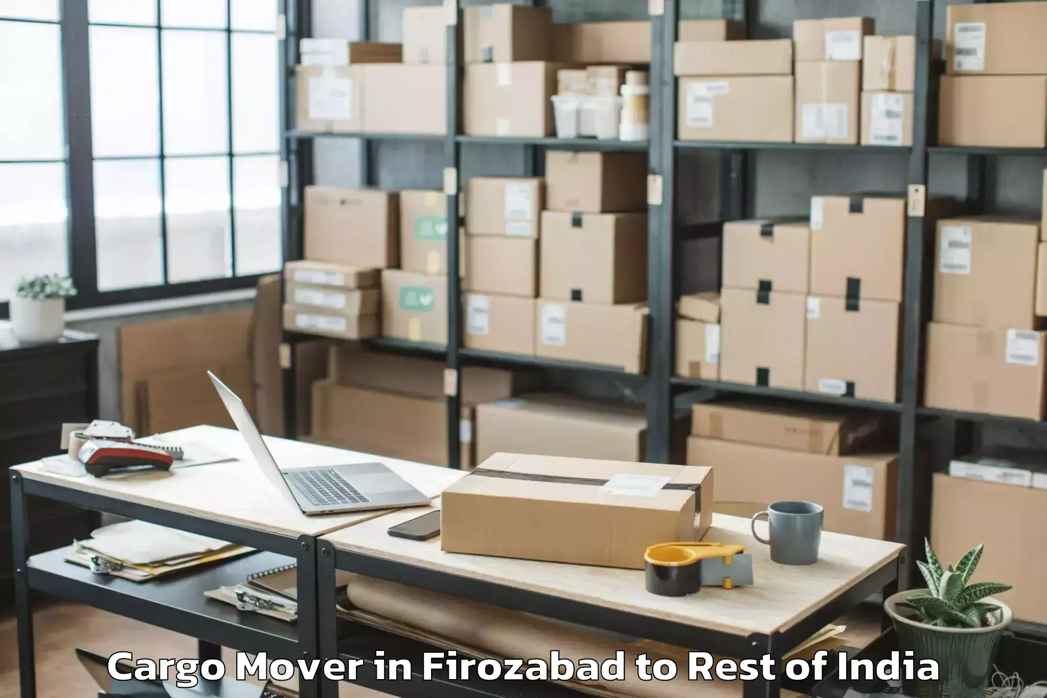 Hassle-Free Firozabad to Banihal Cargo Mover